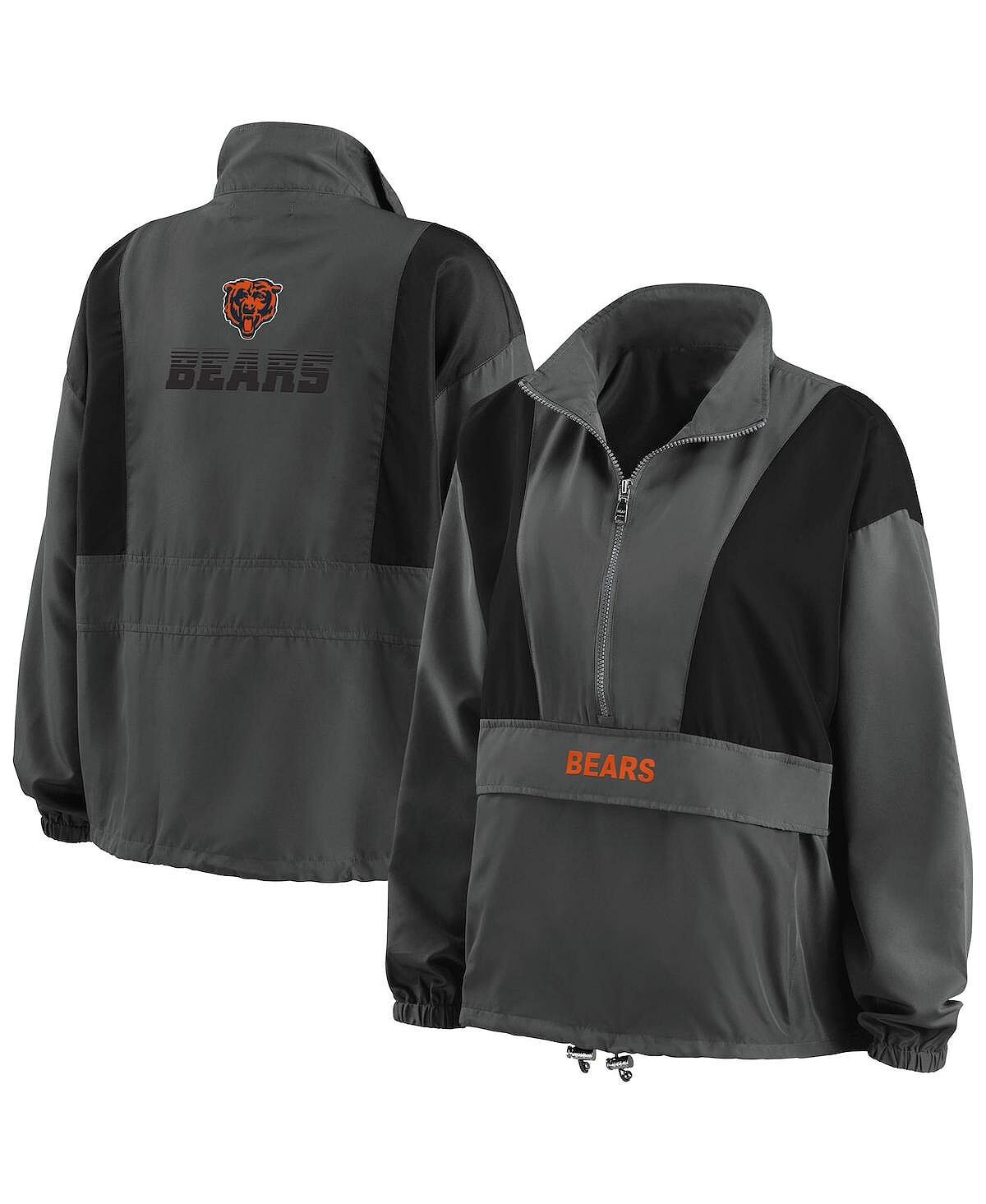 Женская темно-серая складная куртка с молнией до половины Chicago Bears Popover WEAR by Erin Andrews
Женская темно-серая складная куртка с молнией до половины Chicago Bears Popover WEAR by Erin Andrews