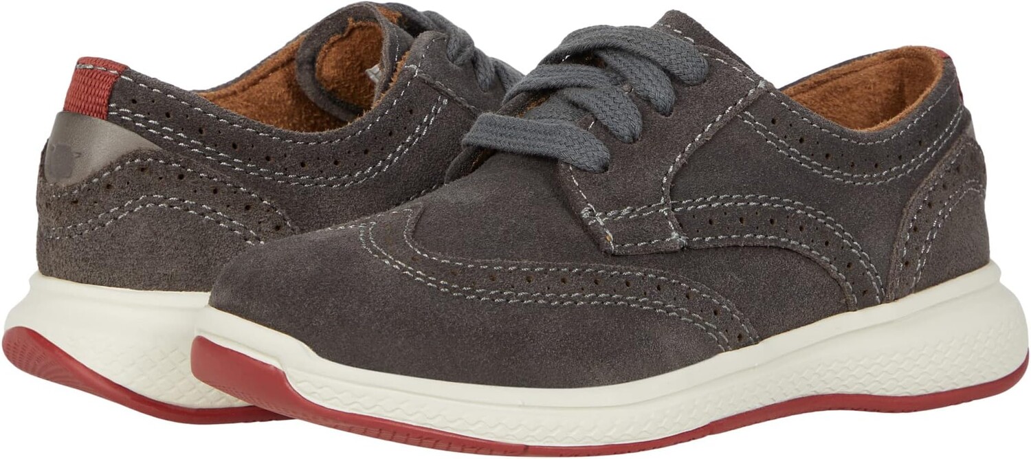 Оксфорды Great Lakes Wing Tip Ox Jr. (Toddler/Little Kid/Big Kid) Florsheim, цвет Gray Suede
Оксфорды Great Lakes Wing Tip Ox Jr. (Toddler/Little Kid/Big Kid) Florsheim, цвет Gray Suede