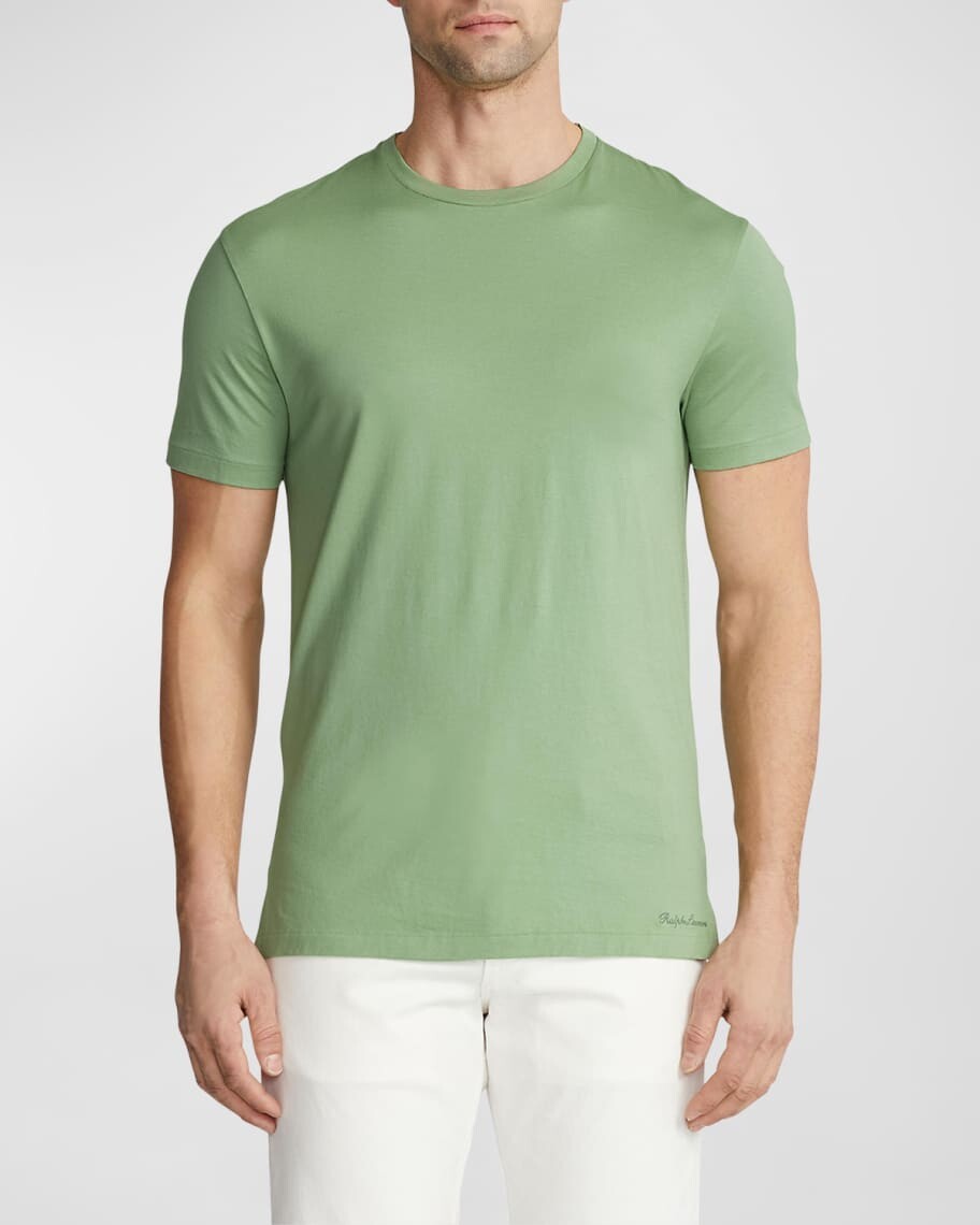 Мужская футболка с круглым вырезом Lisle Soft Ralph Lauren Purple Label, Зеленый
Мужская футболка с круглым вырезом Lisle Soft Ralph Lauren Purple Label, Зеленый