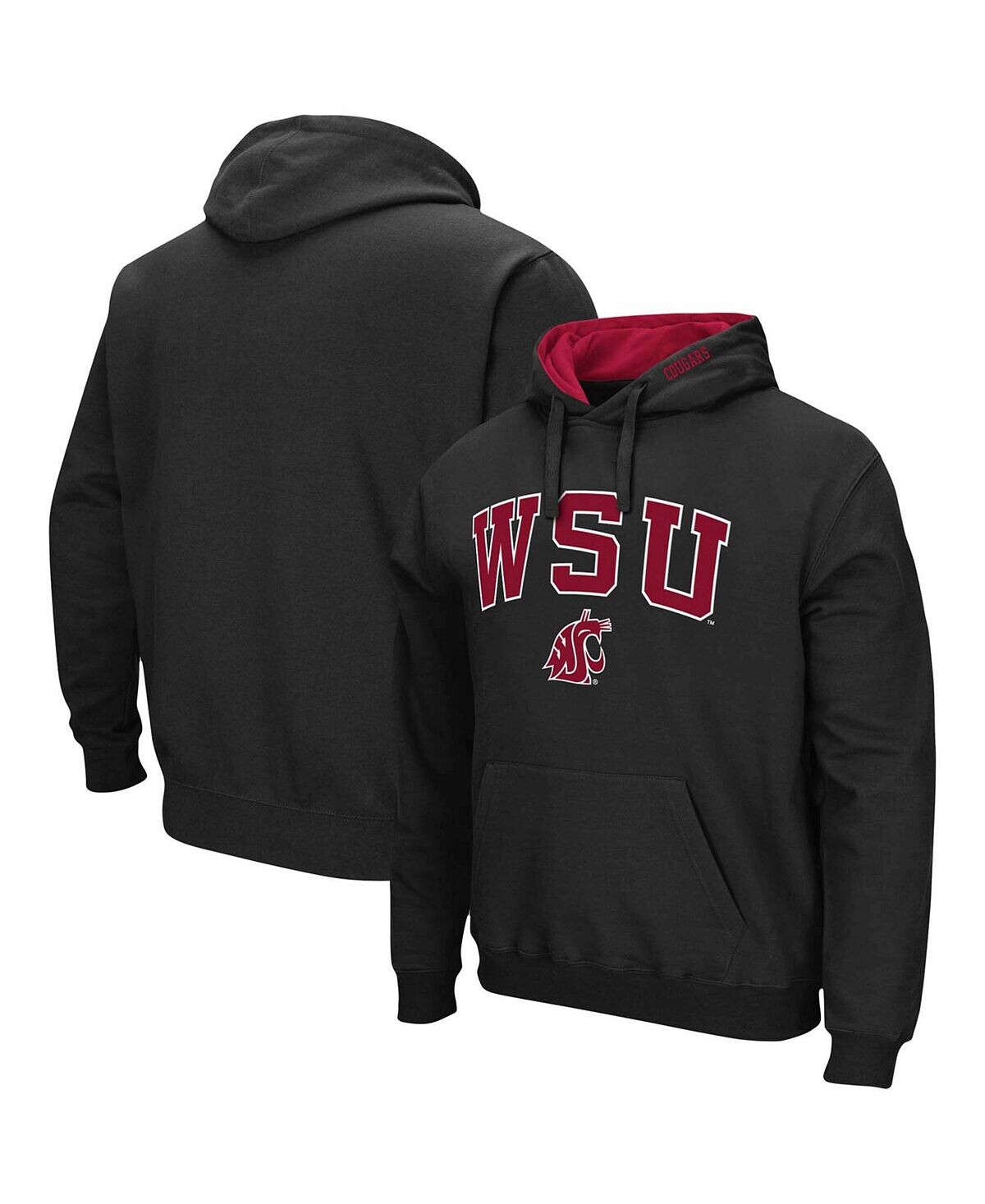Мужской черный пуловер с капюшоном Washington State Cougars Arch Logo 3.0 Colosseum
Мужской черный пуловер с капюшоном Washington State Cougars Arch Logo 3.0 Colosseum