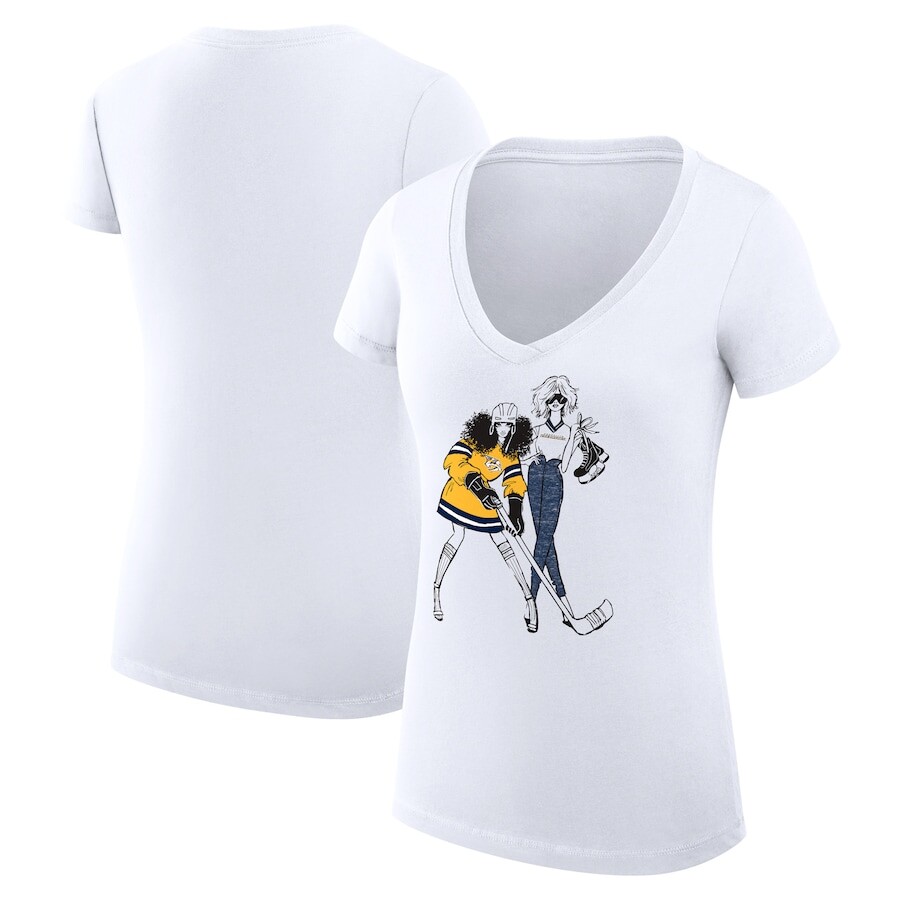 Футболка с коротким рукавом G-III 4Her by Carl Banks Nashville Predators, белый
Футболка с коротким рукавом G-III 4Her by Carl Banks Nashville Predators, белый