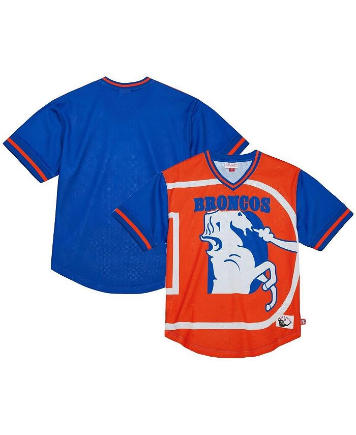 Мужская футболка Royal Denver Broncos Jumbotron 3.0 с v-образным вырезом Mitchell & Ness, синий
Мужская футболка Royal Denver Broncos Jumbotron 3.0 с v-образным вырезом Mitchell & Ness, синий