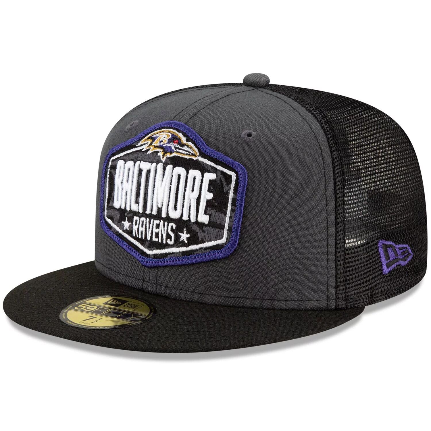 Мужская облегающая шляпа New Era Graphite/Black Baltimore Ravens 2021 NFL Draft On-Stage 59FIFTY
Мужская облегающая шляпа New Era Graphite/Black Baltimore Ravens 2021 NFL Draft On-Stage 59FIFTY