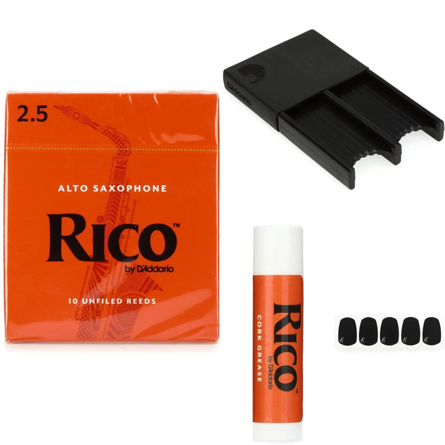 D'Addario RJA1025 — Набор аксессуаров для тростей для саксофона-альта Rico — 2,5 (10 шт.)
D'Addario RJA1025 — Набор аксессуаров для тростей для саксофона-альта Rico — 2,5 (10 шт.)