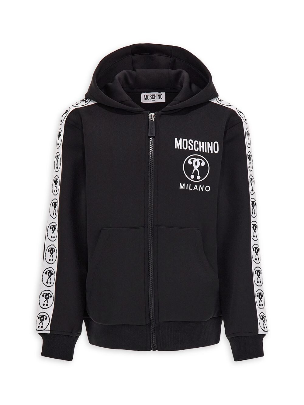 Толстовка на молнии Little Kid's & Kid's с логотипом и тесьмой Moschino, черный
Толстовка на молнии Little Kid's & Kid's с логотипом и тесьмой Moschino, черный