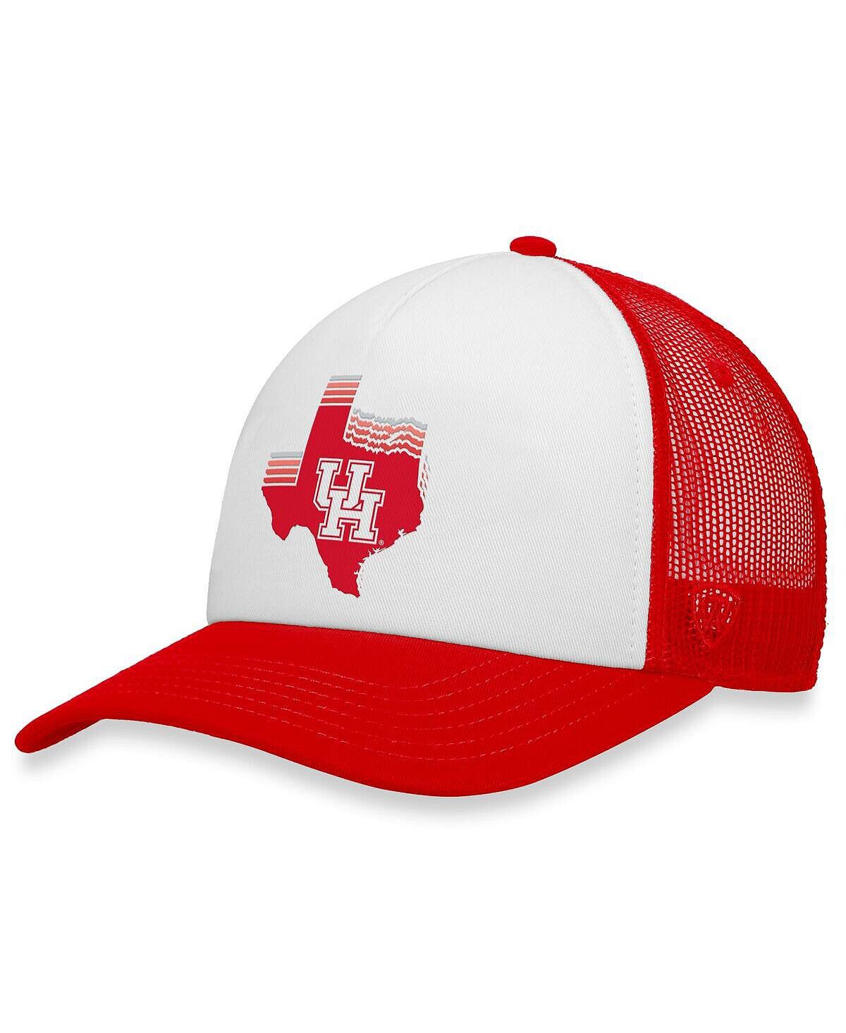 Мужская бело-красная кепка Houston Cougars Tone Down Trucker Snapback Top of the World
Мужская бело-красная кепка Houston Cougars Tone Down Trucker Snapback Top of the World