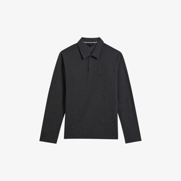 Рубашка-поло Wavelo с длинными рукавами и аппликацией логотипа Ted Baker, серый
Рубашка-поло Wavelo с длинными рукавами и аппликацией логотипа Ted Baker, серый