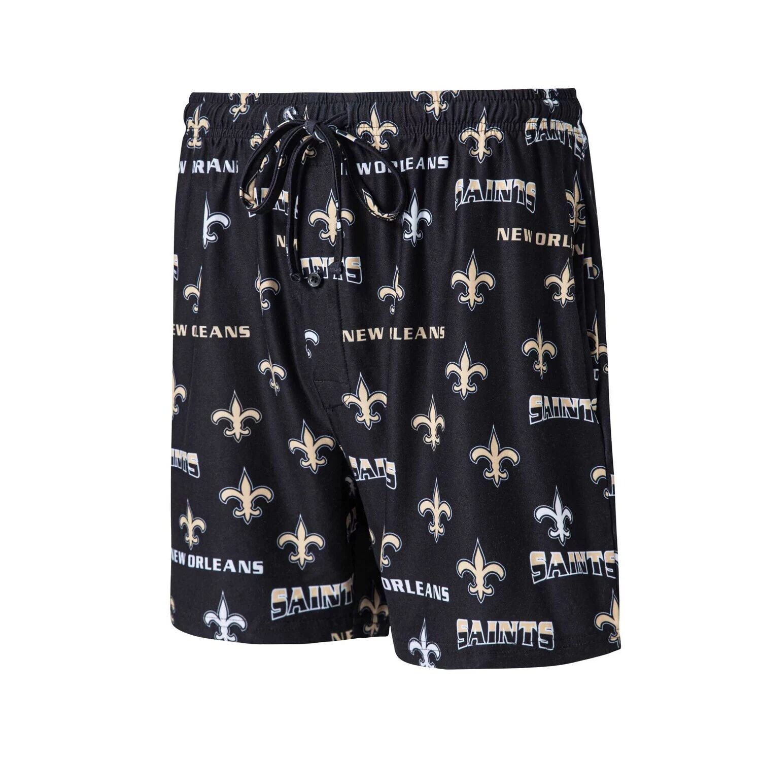 Мужские спортивные черные вязаные шорты New Orleans Saints Breakthrough Jam со сплошным принтом Concepts
Мужские спортивные черные вязаные шорты New Orleans Saints Breakthrough Jam со сплошным принтом Concepts
