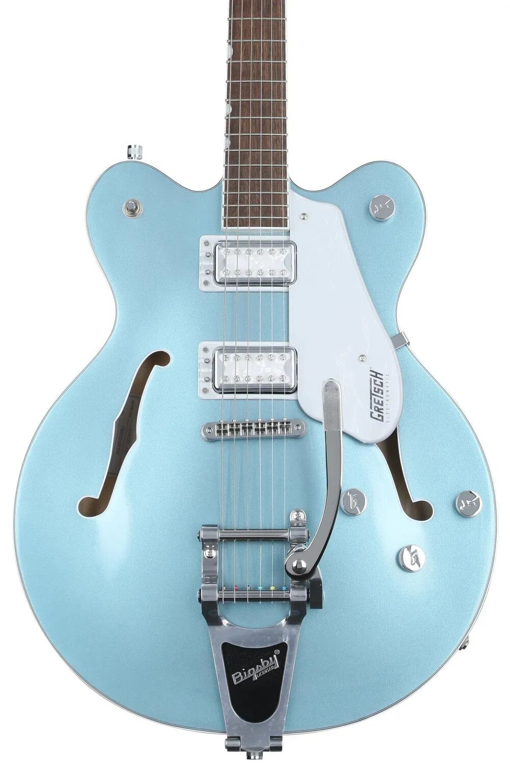 Электрогитара Gretsch G5622T-140 Electromatic 140th Double Platinum Edition с центральным блоком - 2-цветная каменная платина/жемчужная платина
Электрогитара Gretsch G5622T-140 Electromatic 140th Double Platinum Edition с центральным блоком - 2-цветная каменная платина/жемчужная платина