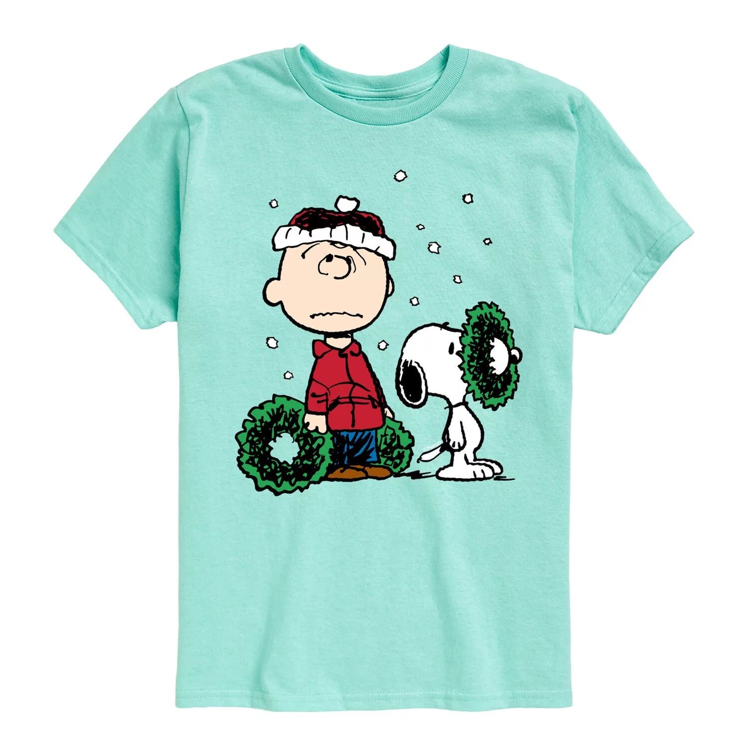 Футболка Peanuts Charlie Brown с рисунком венка для мальчиков 8–20 лет Licensed Character
Футболка Peanuts Charlie Brown с рисунком венка для мальчиков 8–20 лет Licensed Character