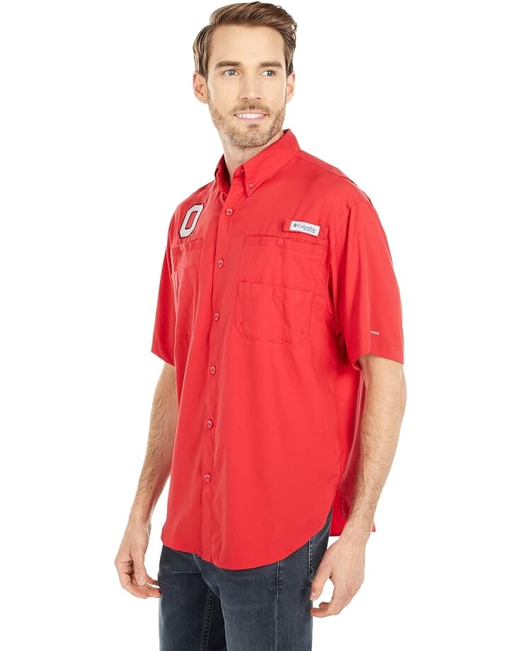 Рубашка Columbia Ohio State Buckeyes Tamiami Short Sleeve Shirt, цвет Intense Red
Рубашка Columbia Ohio State Buckeyes Tamiami Short Sleeve Shirt, цвет Intense Red