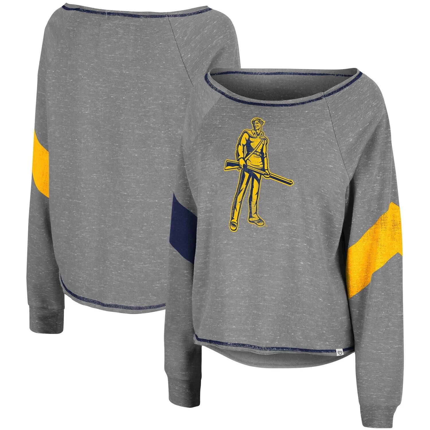 Женский серый свитер Colosseum Heathered West Virginia Mountaineers Amped Chevron в полоску реглан с вырезом «лодочка» Colosseum
Женский серый свитер Colosseum Heathered West Virginia Mountaineers Amped Chevron в полоску реглан с вырезом «лодочка» Colosseum