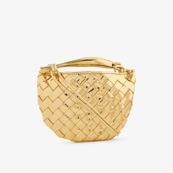 Сумка через плечо intrecciato из металлизированной кожи Bottega Veneta, желтый
Сумка через плечо intrecciato из металлизированной кожи Bottega Veneta, желтый
