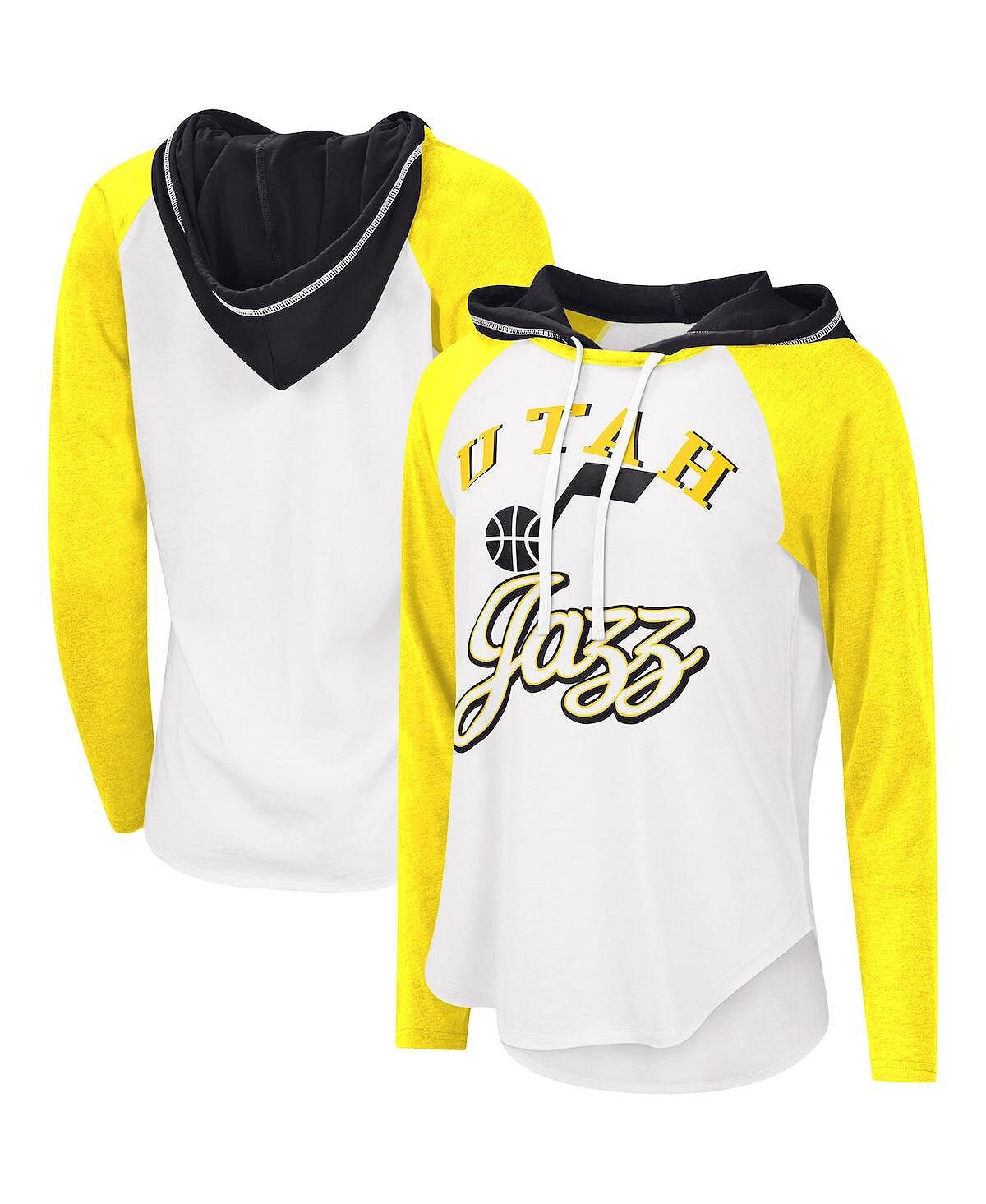 Женская белая футболка с длинным рукавом и худи реглан Utah Jazz MVP G-III 4Her by Carl Banks, белый
Женская белая футболка с длинным рукавом и худи реглан Utah Jazz MVP G-III 4Her by Carl Banks, белый