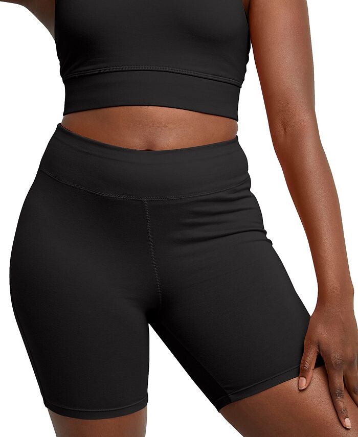 Женские велосипедки из эластичного джерси Originals с высокой посадкой Hanes, черный
Женские велосипедки из эластичного джерси Originals с высокой посадкой Hanes, черный