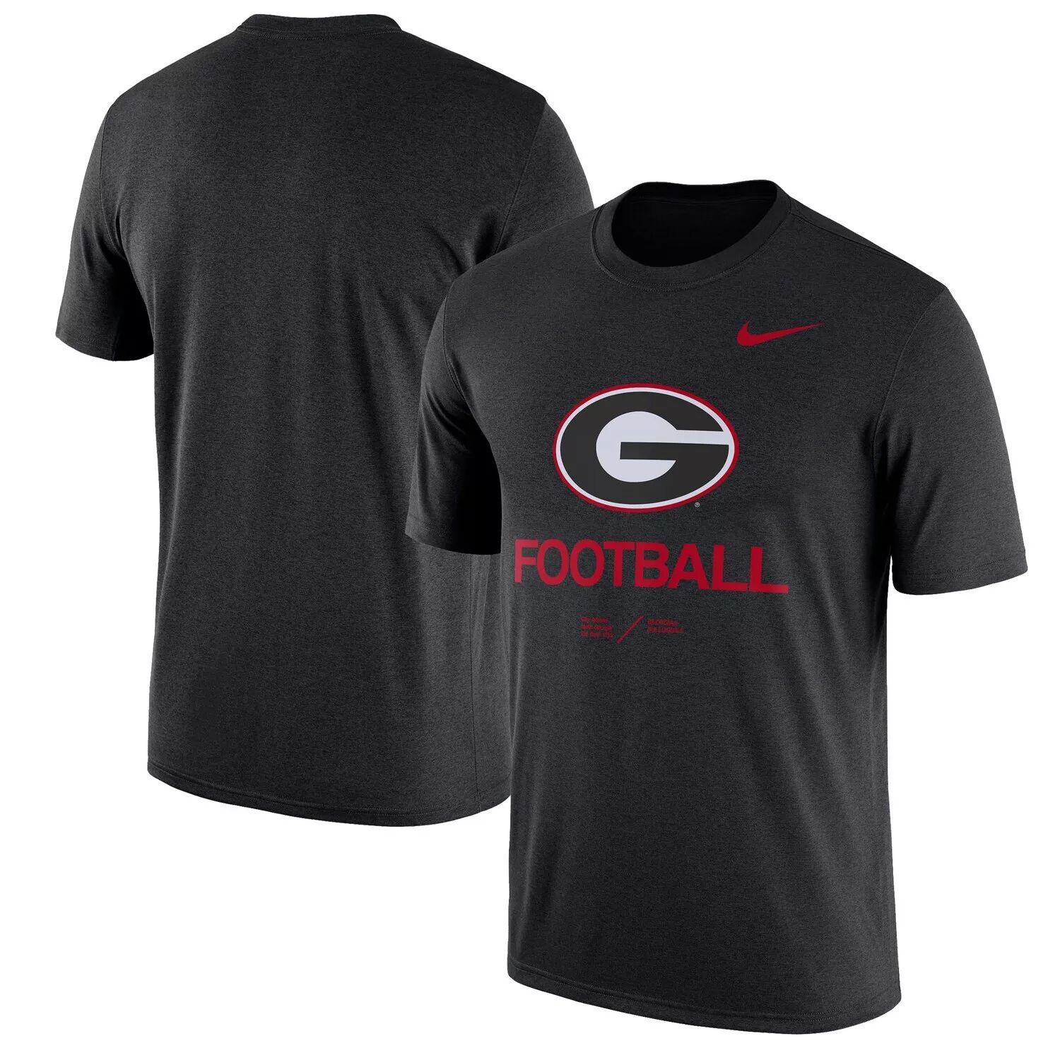 Мужская черная футболка с рисунком Nike Georgia Bulldogs Team Football Legend, Черный
Мужская черная футболка с рисунком Nike Georgia Bulldogs Team Football Legend, Черный