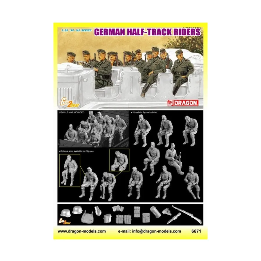 Немецкие гонщики на полугусеницах, Dragon Models - '39 to '45 Series - Germany (1:35)
Немецкие гонщики на полугусеницах, Dragon Models - '39 to '45 Series - Germany (1:35)