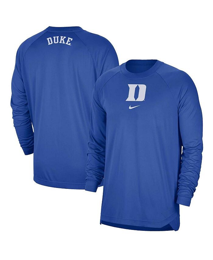 Мужская футболка реглан Royal Duke Blue Devils Basketball Spotlight Performance Nike, синий
Мужская футболка реглан Royal Duke Blue Devils Basketball Spotlight Performance Nike, синий