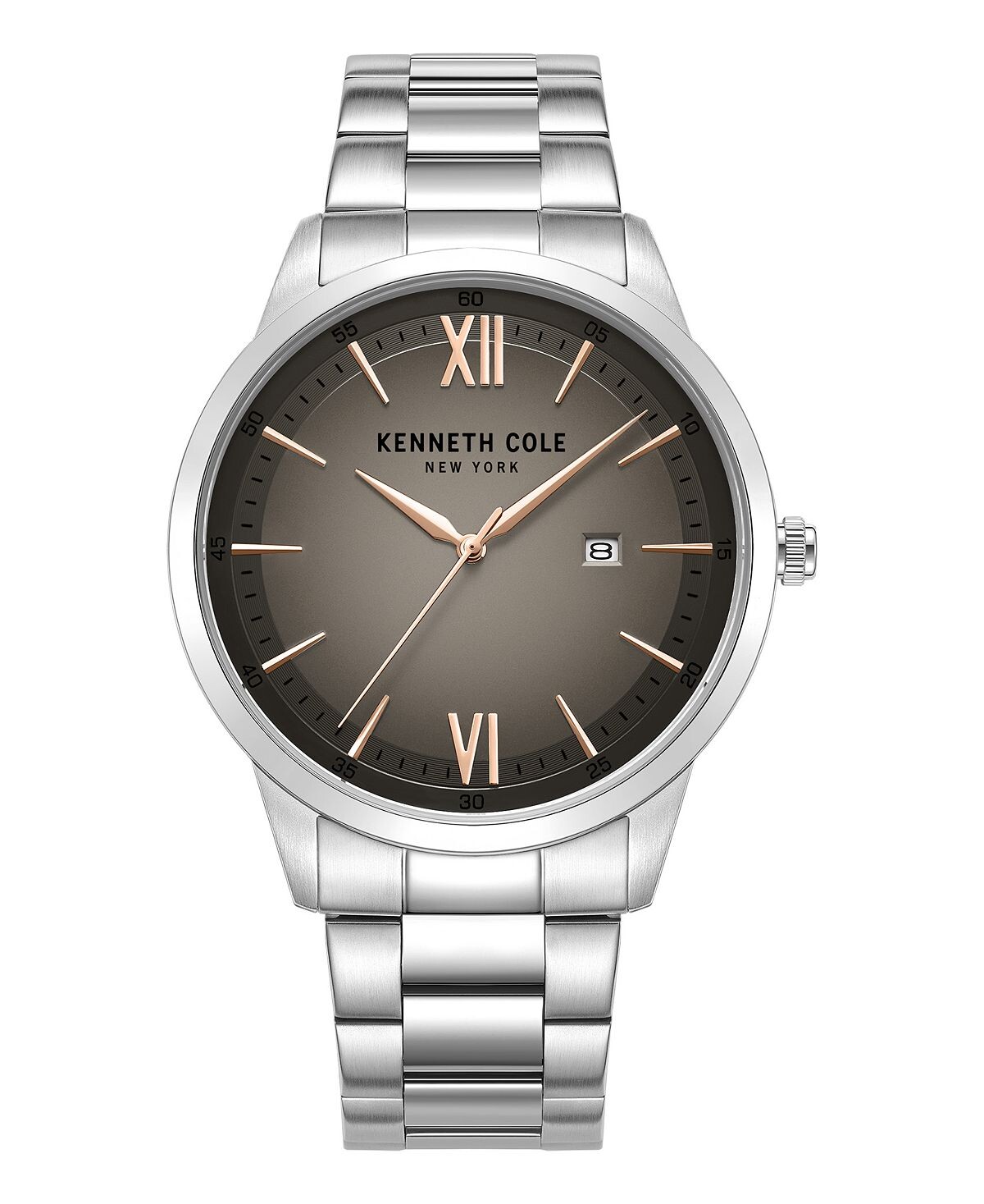 Мужские кварцевые тонкие серебристые часы из нержавеющей стали, 43 мм Kenneth Cole New York
Мужские кварцевые тонкие серебристые часы из нержавеющей стали, 43 мм Kenneth Cole New York