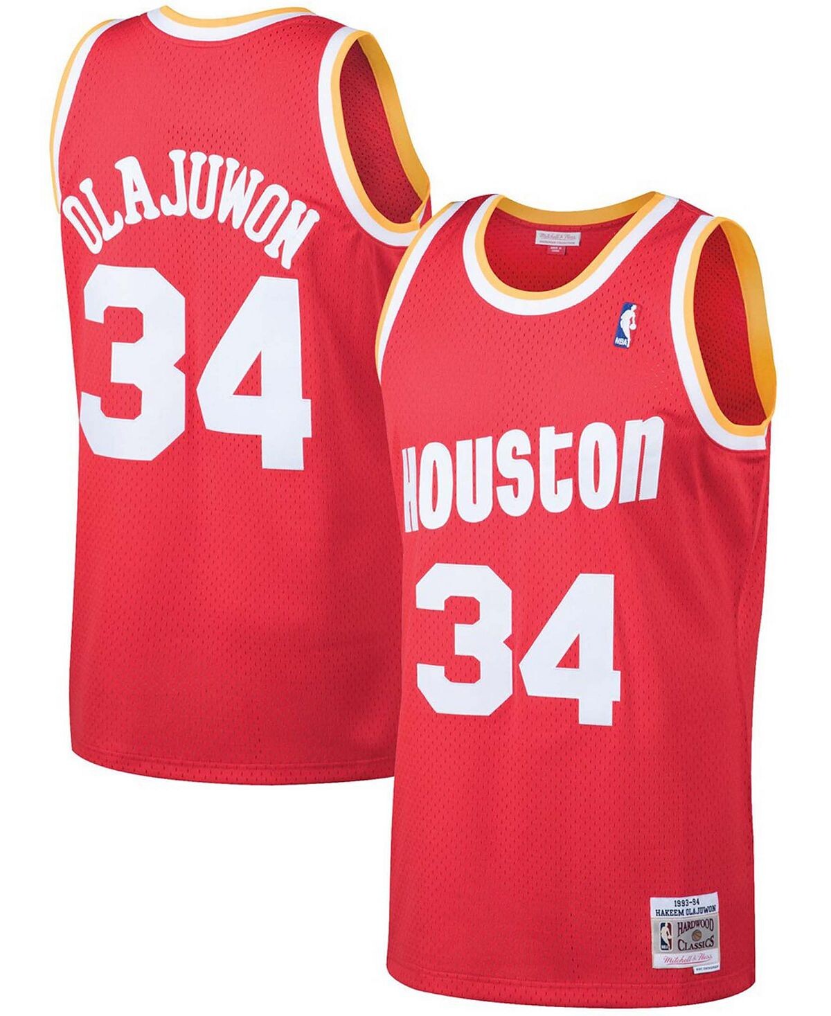 Мужская майка Hakeem Olajuwon Red Houston Rockets 1993-94 Hardwood Classics Swingman Mitchell & Ness
Мужская майка Hakeem Olajuwon Red Houston Rockets 1993-94 Hardwood Classics Swingman Mitchell & Ness