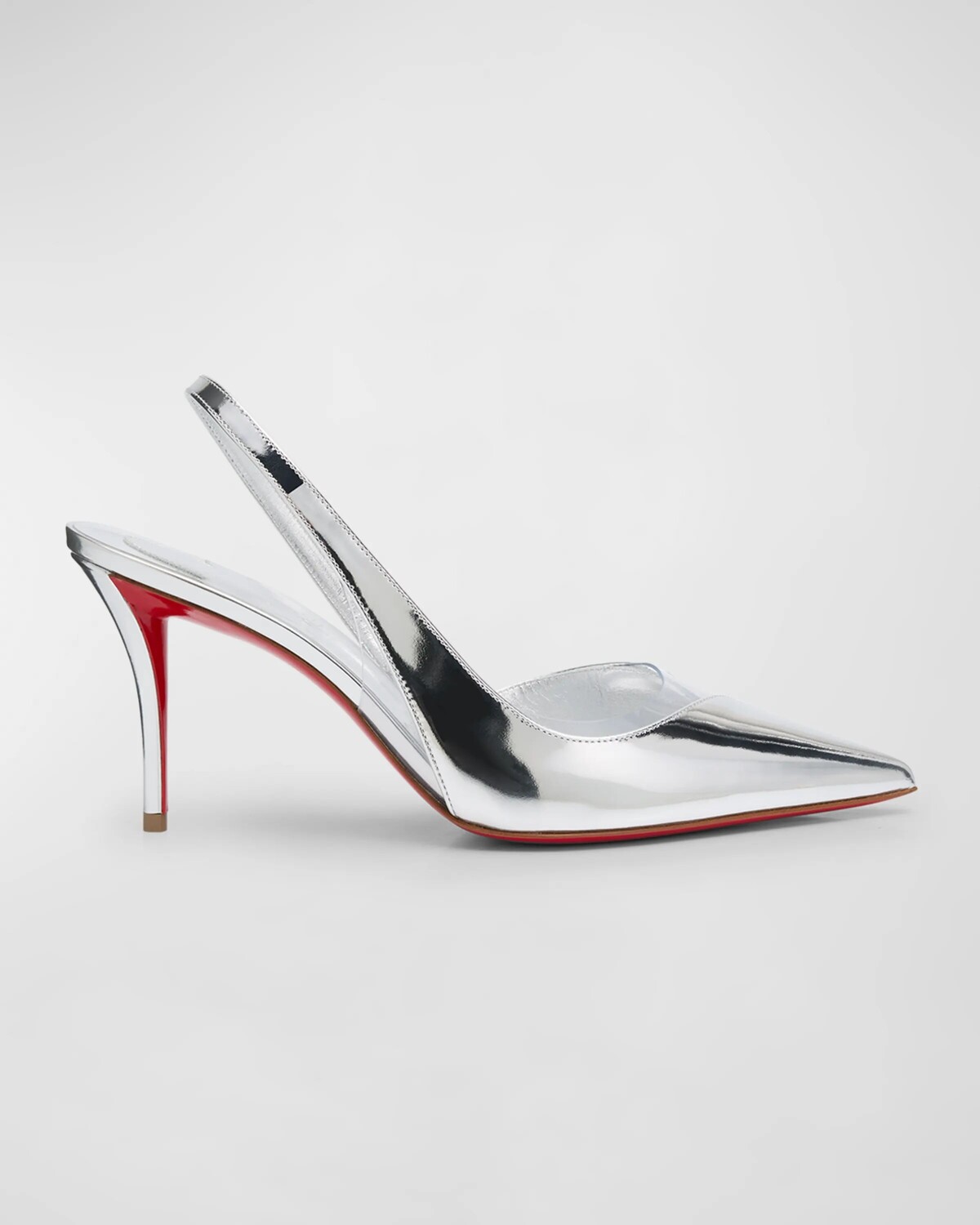Туфли Posticha из ПВХ с красной подошвой и пяткой на пятке цвета металлик Christian Louboutin, цвет Silver
Туфли Posticha из ПВХ с красной подошвой и пяткой на пятке цвета металлик Christian Louboutin, цвет Silver
