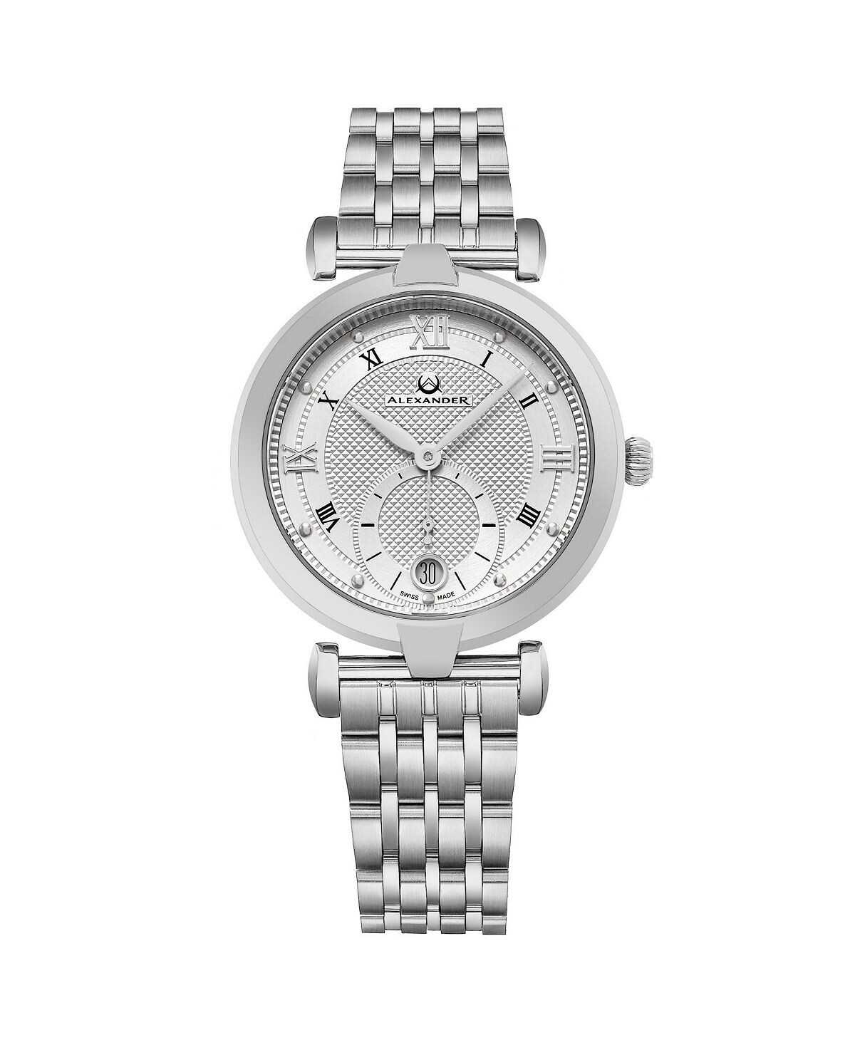 Alexander Watch A202B-01, женские кварцевые часы с малой секундной стрелкой, корпусом из нержавеющей стали и браслетом из нержавеющей стали Stuhrling, серебро
Alexander Watch A202B-01, женские кварцевые часы с малой секундной стрелкой, корпусом из нержавеющей стали и браслетом из нержавеющей стали Stuhrling, серебро