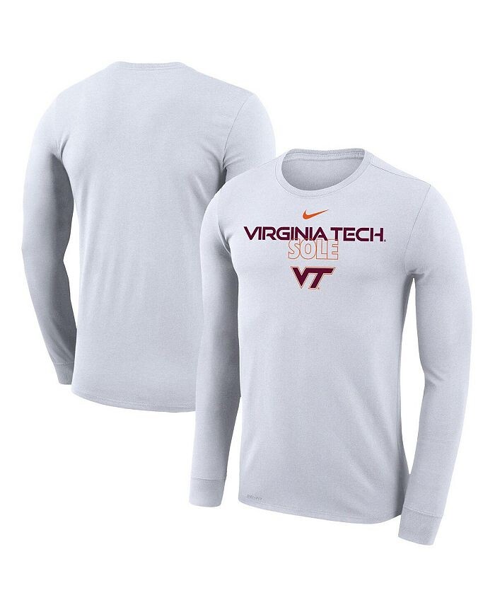 Мужская белая футболка с длинным рукавом Virginia Tech Hokies On Court Bench Nike, белый
Мужская белая футболка с длинным рукавом Virginia Tech Hokies On Court Bench Nike, белый