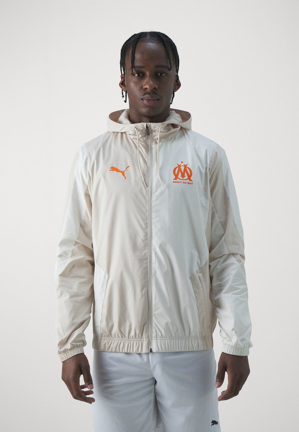 Ветровка Puma КУРТКА OLYMPIQUE DE MARSEILLE PRE MATCH, цвет pristine/rickie orange
Ветровка Puma КУРТКА OLYMPIQUE DE MARSEILLE PRE MATCH, цвет pristine/rickie orange