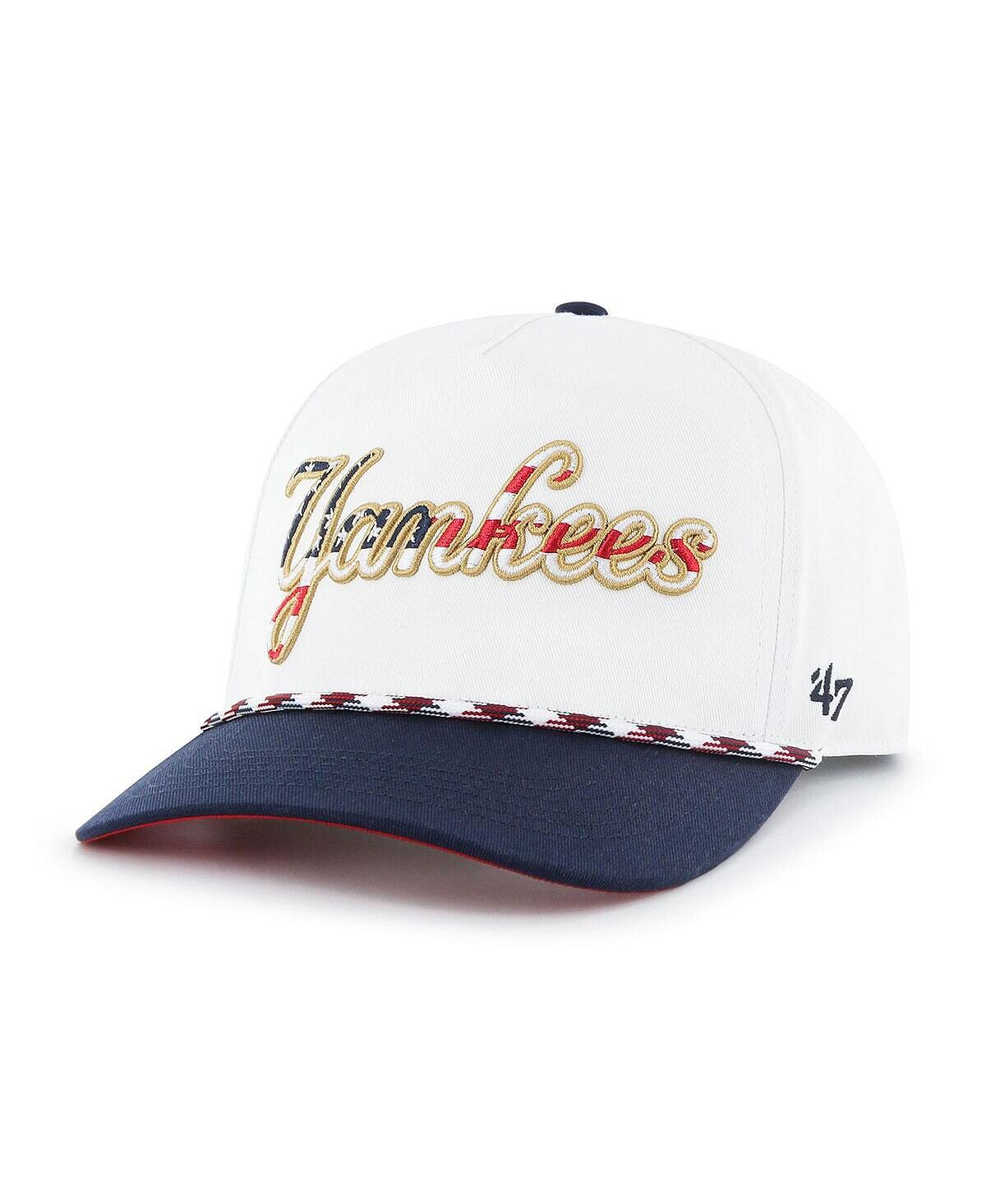 Мужская белая кепка с надписью New York Yankees Flag Script Hitch Snapback '47 Brand
Мужская белая кепка с надписью New York Yankees Flag Script Hitch Snapback '47 Brand