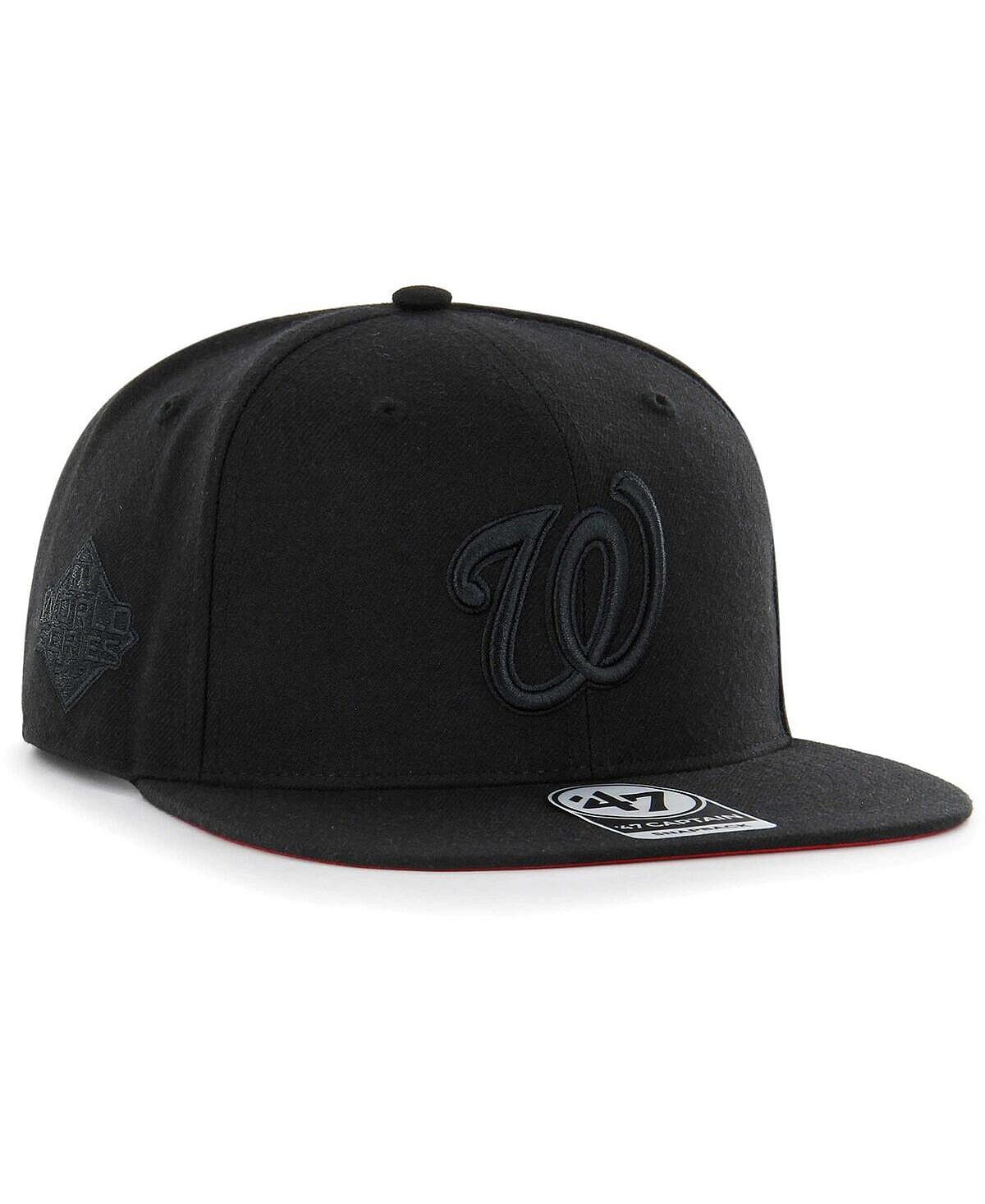 Мужская кепка Washington Nationals Black on Black Sure Shot Captain Snapback '47 Brand
Мужская кепка Washington Nationals Black on Black Sure Shot Captain Snapback '47 Brand