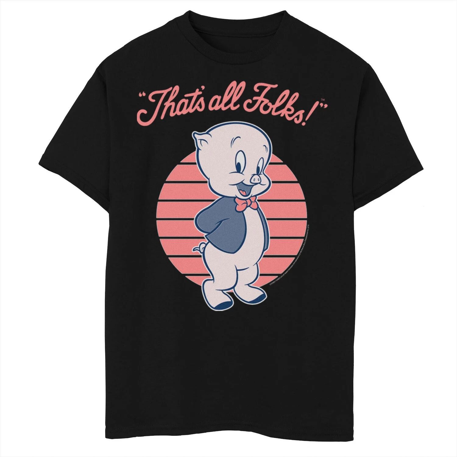 Футболка с рисунком Porky Pig It's All Folks для мальчиков 8–20 лет и Husky Looney Tunes Licensed Character
Футболка с рисунком Porky Pig It's All Folks для мальчиков 8–20 лет и Husky Looney Tunes Licensed Character