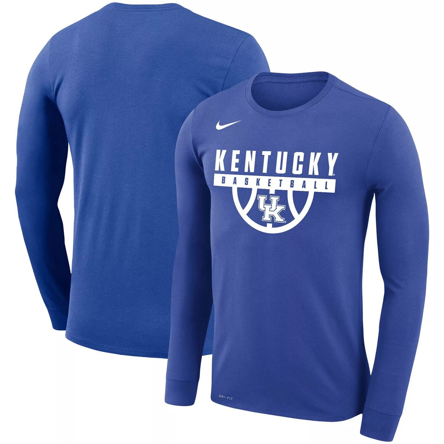 Мужская футболка с длинным рукавом Nike Royal Kentucky Wildcats Basketball Drop Legend
Мужская футболка с длинным рукавом Nike Royal Kentucky Wildcats Basketball Drop Legend