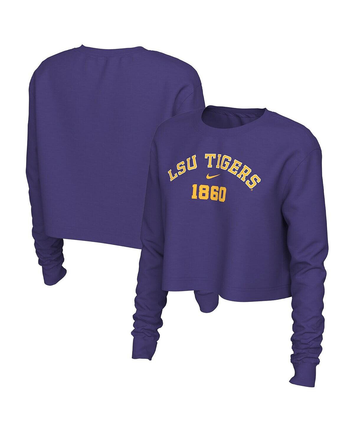 Женские фиолетовые кроссовки LSU Tigers Est. Укороченная футболка с длинным рукавом Nike, Фиолетовый
Женские фиолетовые кроссовки LSU Tigers Est. Укороченная футболка с длинным рукавом Nike, Фиолетовый
