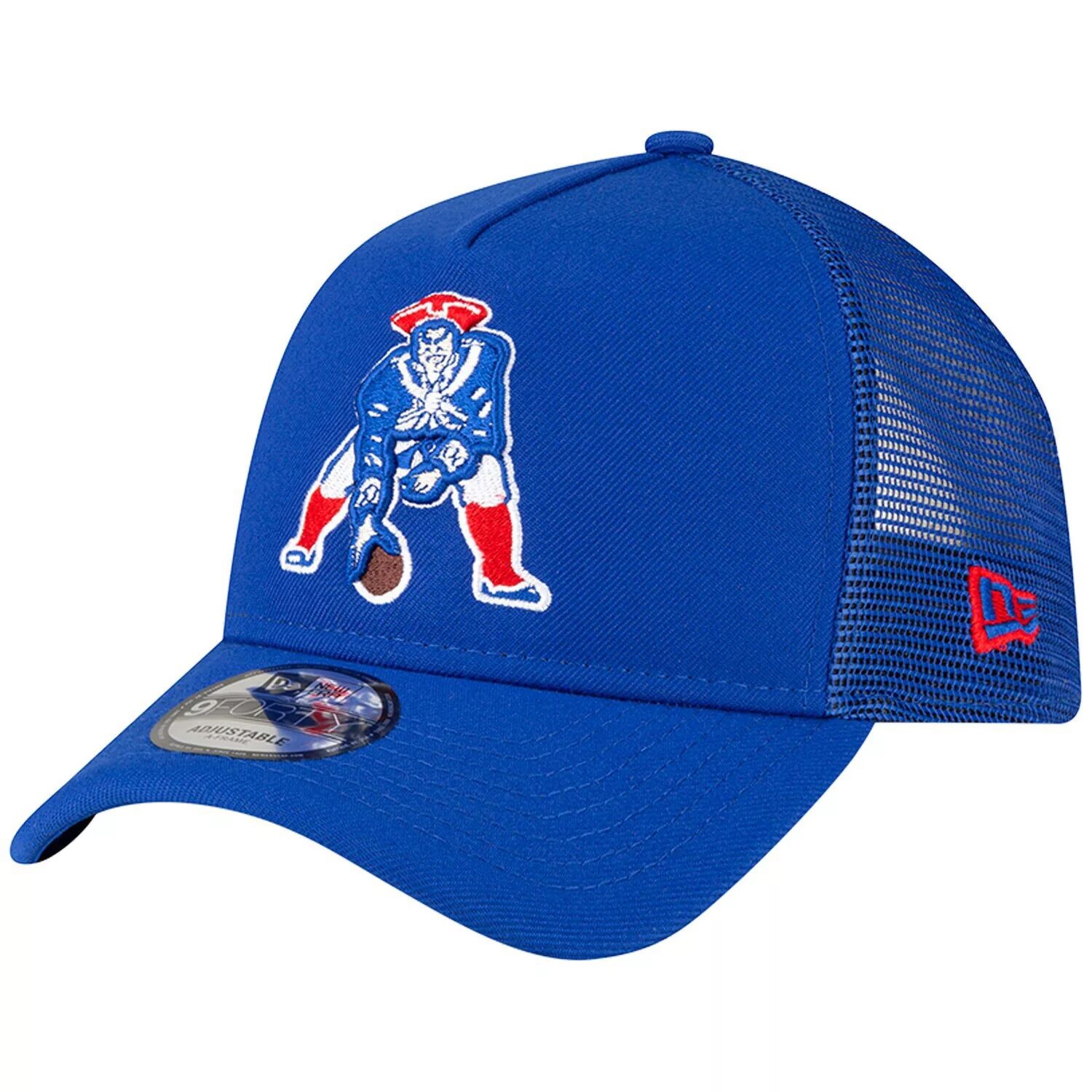 Мужская регулируемая кепка New Era Royal New England Patriots с логотипом A-Frame Trucker 9FORTY
Мужская регулируемая кепка New Era Royal New England Patriots с логотипом A-Frame Trucker 9FORTY