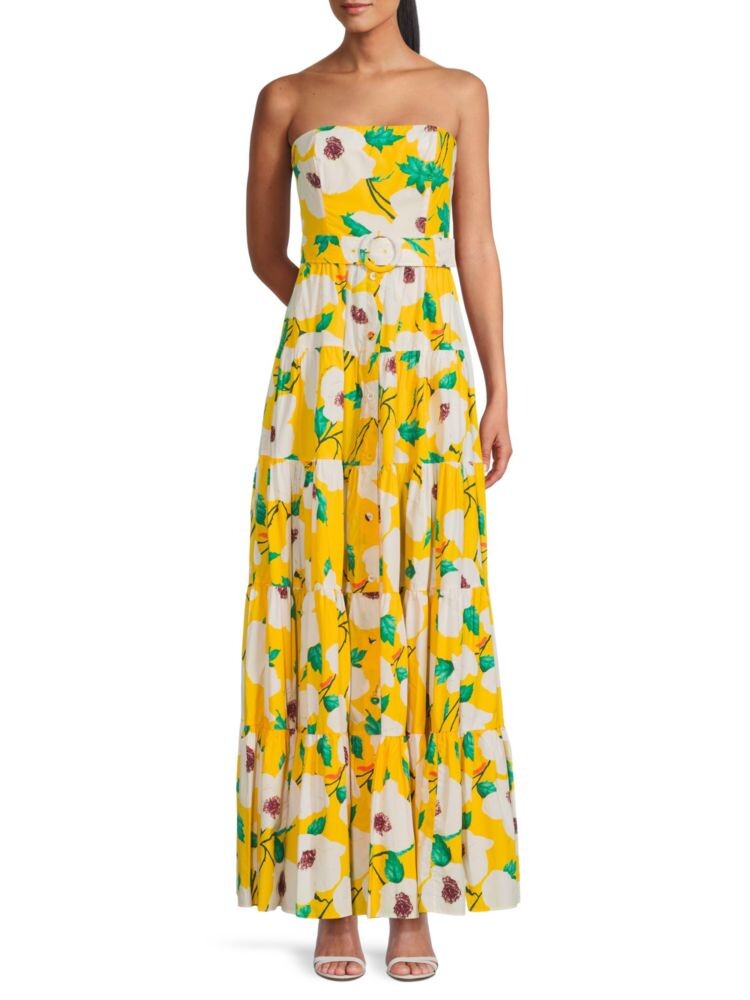 Многоярусное платье макси Regina с цветочным принтом Cara Cara, цвет Yellow Multicolor
Многоярусное платье макси Regina с цветочным принтом Cara Cara, цвет Yellow Multicolor