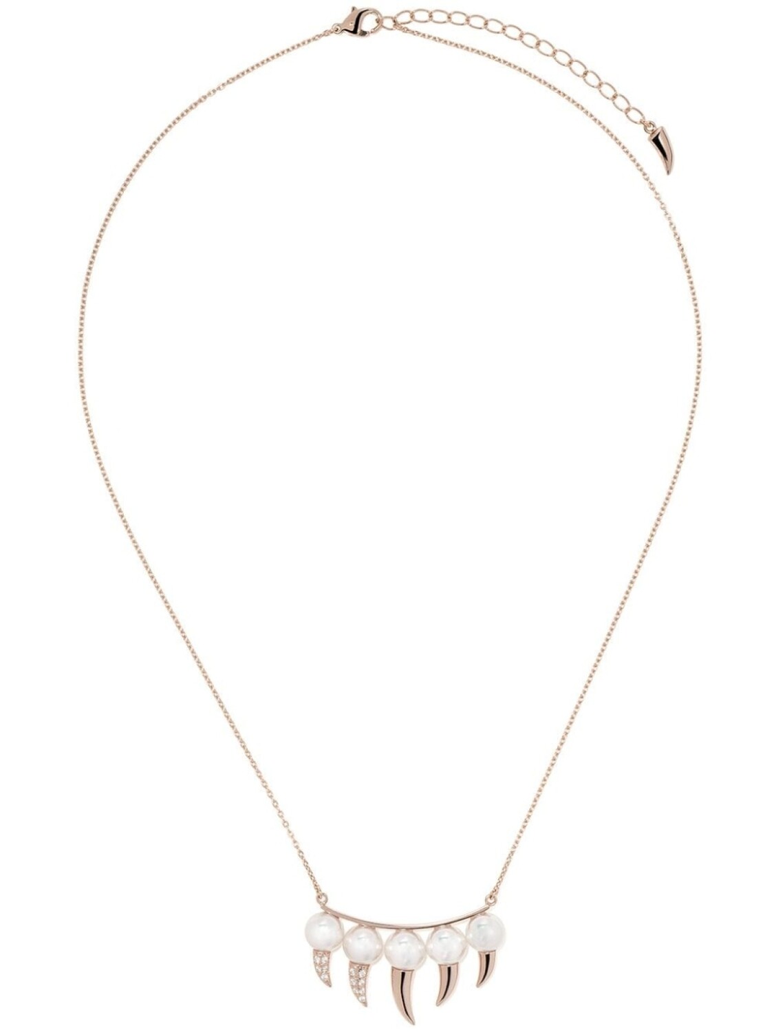 Колье Danger Fang из розового золота с жемчугом и бриллиантами TASAKI, розовый
Колье Danger Fang из розового золота с жемчугом и бриллиантами TASAKI, розовый