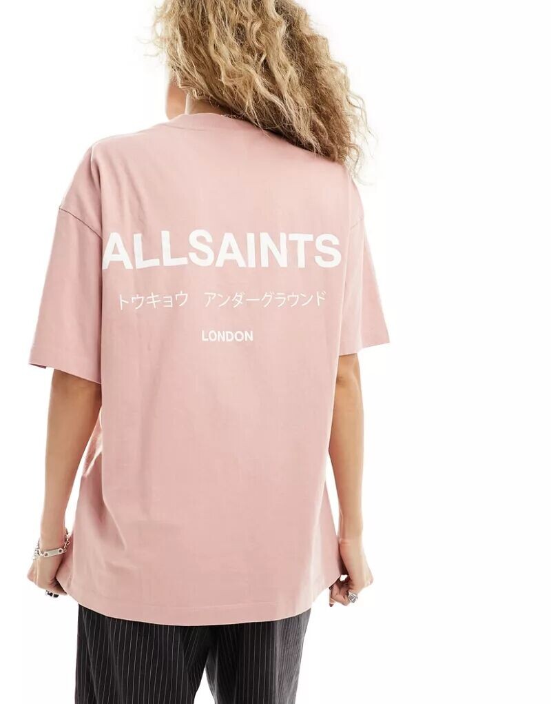 Объемная футболка AllSaints Underground пыльно-розового цвета, эксклюзивно для ASOS
Объемная футболка AllSaints Underground пыльно-розового цвета, эксклюзивно для ASOS