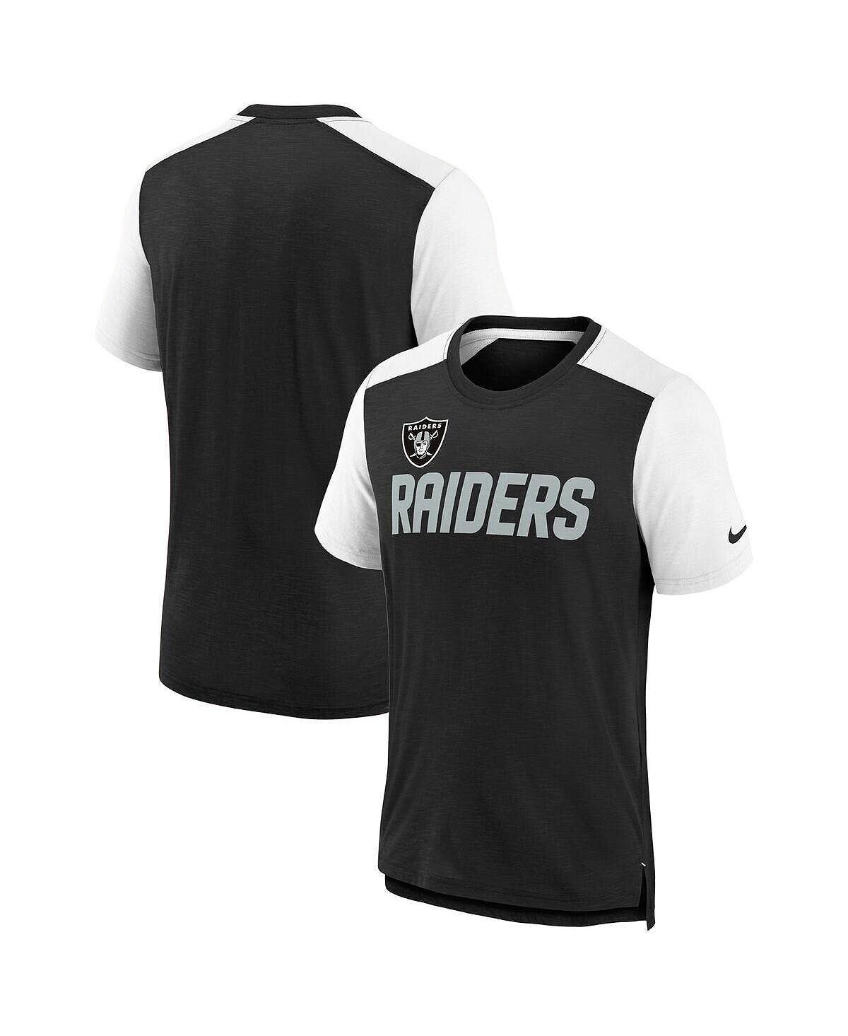 Черно-белая футболка Big Boys с названием команды Las Vegas Raiders с цветными блоками Nike
Черно-белая футболка Big Boys с названием команды Las Vegas Raiders с цветными блоками Nike