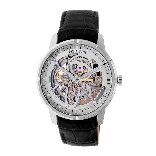 Автоматические часы Heritor Ryder скелетон с кожаным ремешком Heritor Automatic, черный
Автоматические часы Heritor Ryder скелетон с кожаным ремешком Heritor Automatic, черный