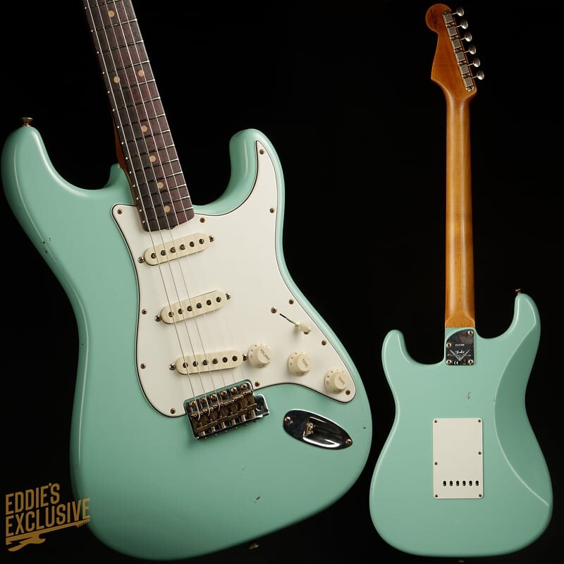 Электрогитара Fender Custom Shop Eddie's Guitars Exclusive Dealer Select Roasted 1963 Stratocaster Journeyman - Pinecrest Green
Электрогитара Fender Custom Shop Eddie's Guitars Exclusive Dealer Select Roasted 1963 Stratocaster Journeyman - Pinecrest Green