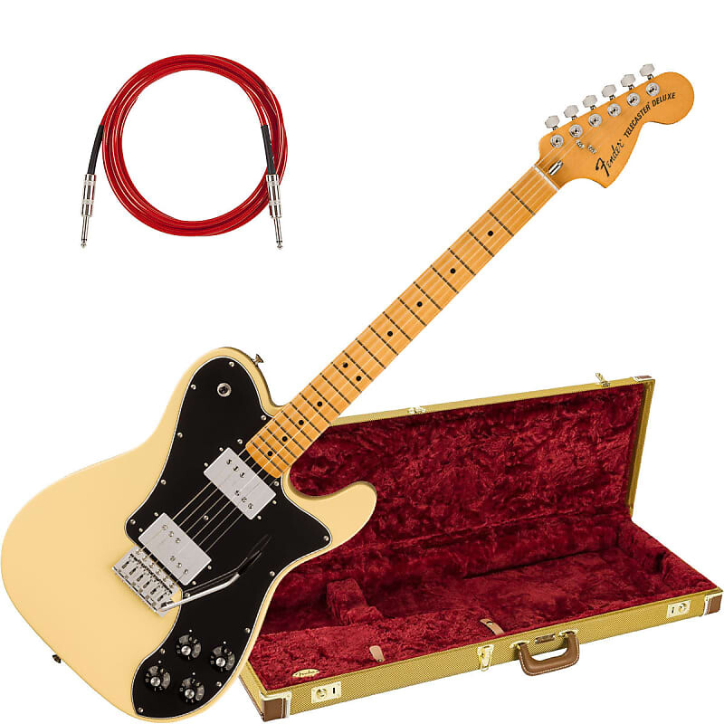 Электрогитара Fender Vintera II 70s Telecaster Deluxe - Vintage White W/ HARDCASE
Электрогитара Fender Vintera II 70s Telecaster Deluxe - Vintage White W/ HARDCASE