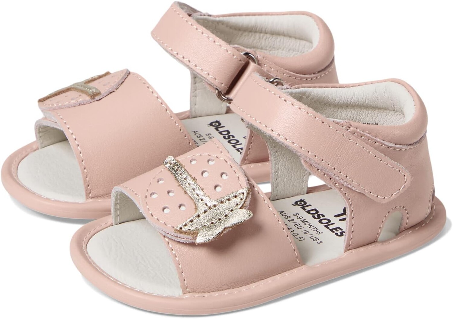Сандалии на плоской подошве Ladybug Bambini Old Soles, цвет Powder Pink/Snow/Gold
Сандалии на плоской подошве Ladybug Bambini Old Soles, цвет Powder Pink/Snow/Gold
