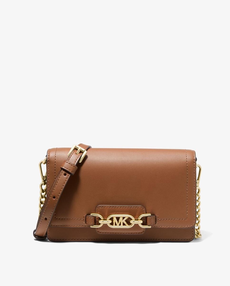 Женская коричневая кожаная сумка через плечо Heather Michael Michael Kors, коричневый
Женская коричневая кожаная сумка через плечо Heather Michael Michael Kors, коричневый