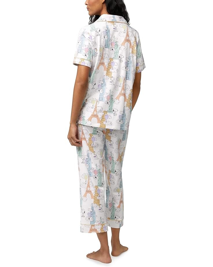 Пижамный комплект Bedhead PJs Short Sleeve Cropped PJ Set, цвет Bon Voyage Snoopy
Пижамный комплект Bedhead PJs Short Sleeve Cropped PJ Set, цвет Bon Voyage Snoopy