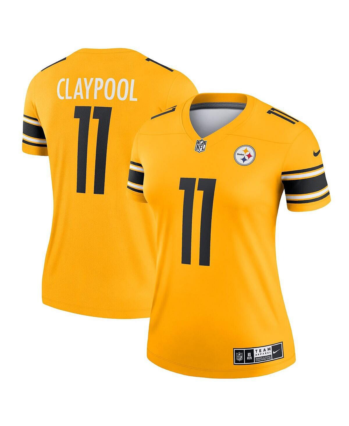 Женское джерси золотистого цвета Chase Claypool Pittsburgh Steelers Inverted Legend Game Nike, золотой
Женское джерси золотистого цвета Chase Claypool Pittsburgh Steelers Inverted Legend Game Nike, золотой