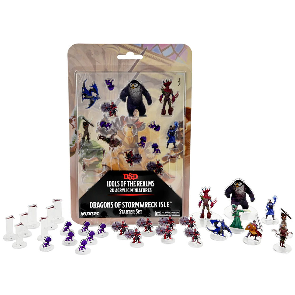 Ролевая игра WizKids/NECA D&D Acrylic 2D Minis: Dragons of Stormwreck Isle - Starter Set
Ролевая игра WizKids/NECA D&D Acrylic 2D Minis: Dragons of Stormwreck Isle - Starter Set
