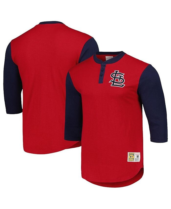 Мужская красная футболка St. Louis Cardinals Cooperstown Collection Legendary Slub Henley с рукавами 3/4 Mitchell & Ness, красный
Мужская красная футболка St. Louis Cardinals Cooperstown Collection Legendary Slub Henley с рукавами 3/4 Mitchell & Ness, красный