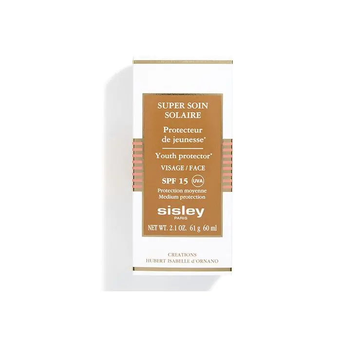 Солнцезащитный крем super soin solaire visage spf 15 protector solar facial Sisley, объем 60 мл
Солнцезащитный крем super soin solaire visage spf 15 protector solar facial Sisley, объем 60 мл
