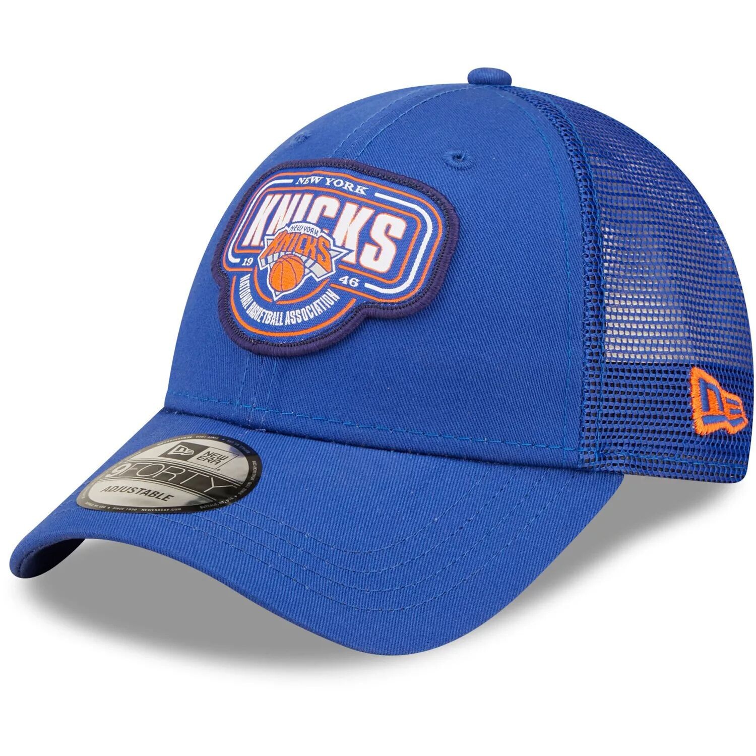 Мужская синяя кепка New Era New York Knicks с логотипом команды 9FORTY Trucker Snapback
Мужская синяя кепка New Era New York Knicks с логотипом команды 9FORTY Trucker Snapback