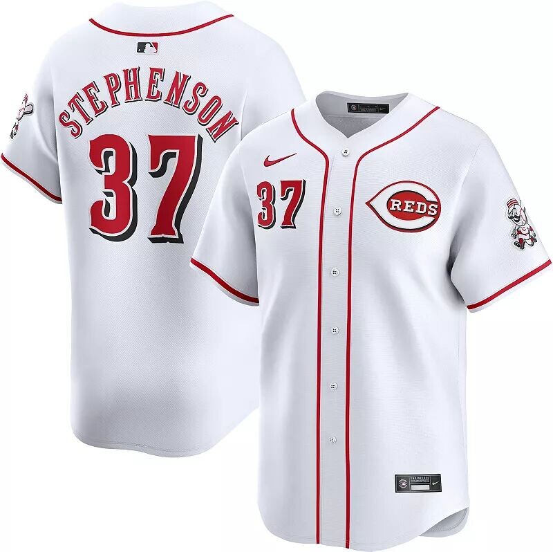 Мужское джерси Nike Cincinnati Reds Tyler Stephenson #37 White Limited Vapor
Мужское джерси Nike Cincinnati Reds Tyler Stephenson #37 White Limited Vapor